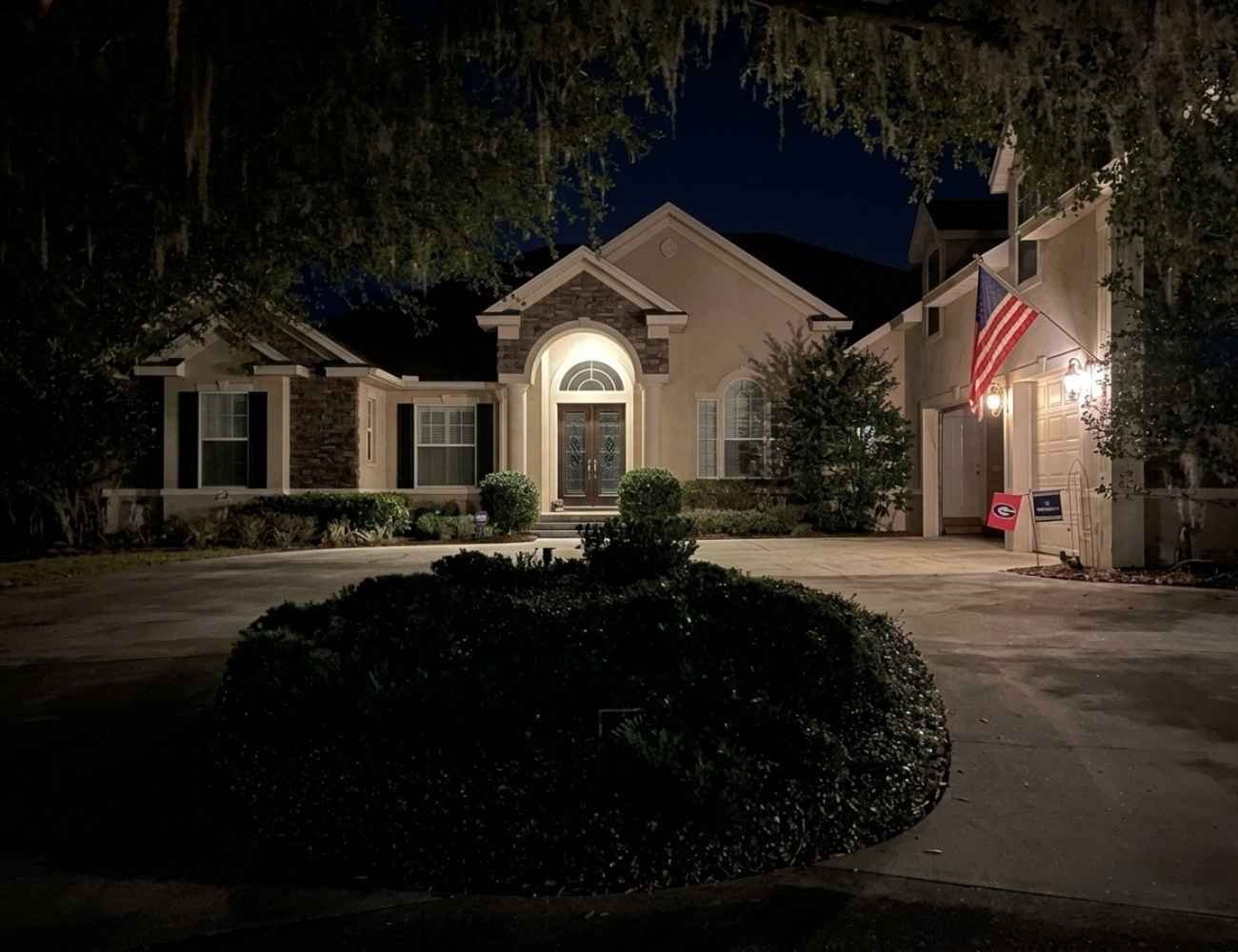 Professional property before the lighting installation